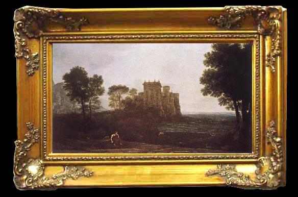 framed  Claude Lorrain Landscape with Psyche outside the Palace of Cupid, Ta092